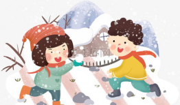 冬天漫画图片,漫画中的温馨时光